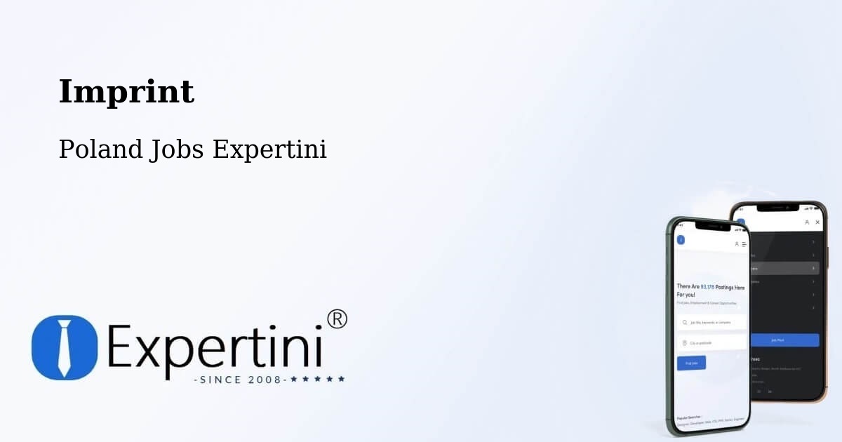 Imprint – Kawęczyn - Poland Jobs Expertini